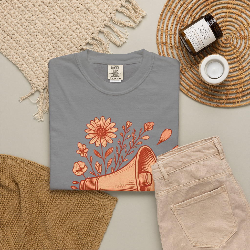 Asked Nicely, Then Used Teacher's VOICE — Premium Garment-Dyed Teacher T-Shirt | New Chapter Tees