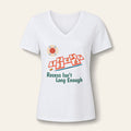 Recess Isn't Long Enough — Women's V-Neck Teacher T-Shirt | New Chapter Tees