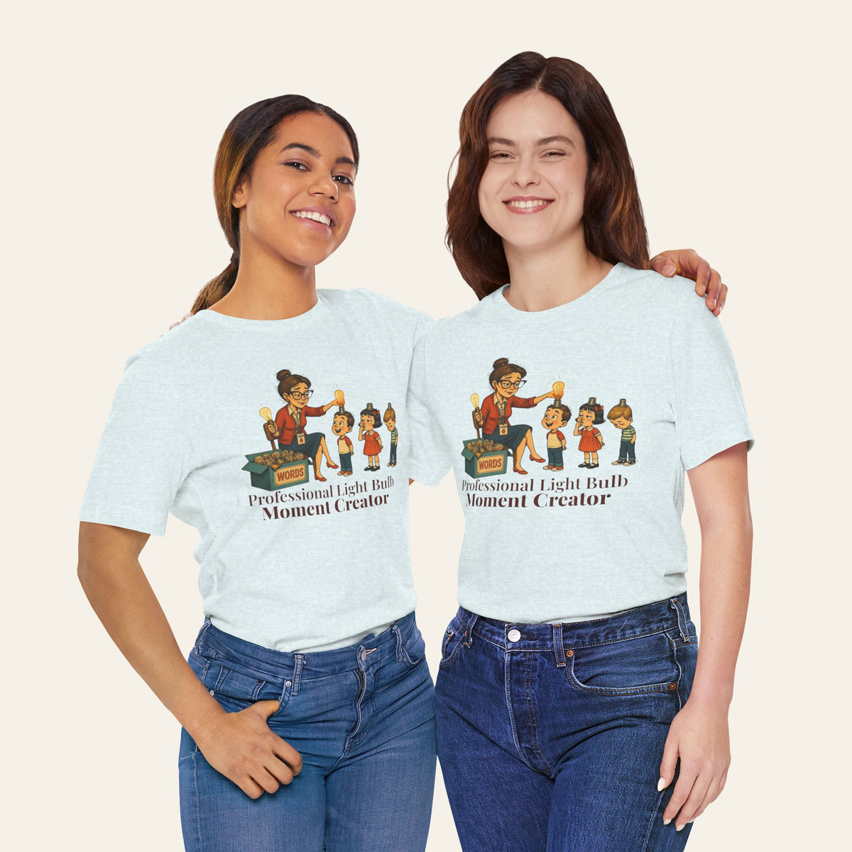 Professional Light Bulb Moment Creator — Funny Teacher T-Shirt | New Chapter Tees