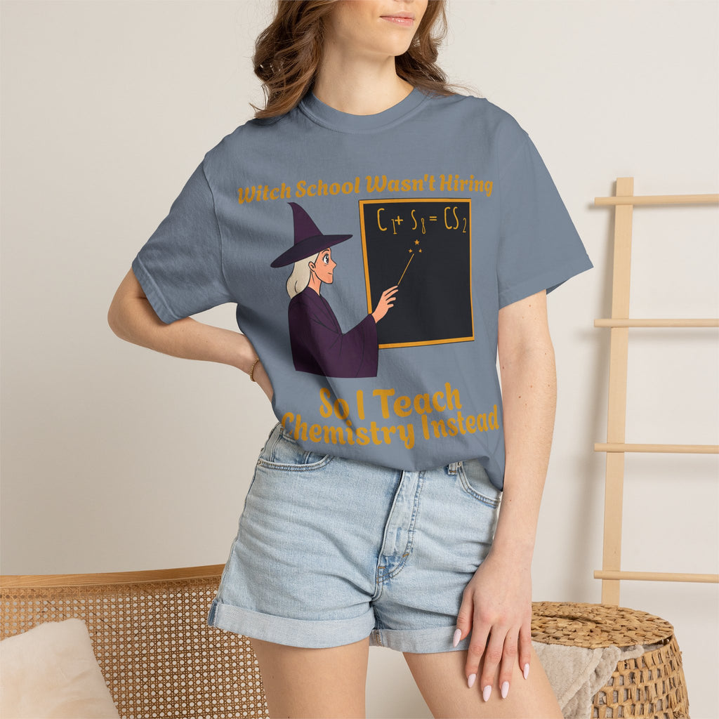 Funny Chemistry Teacher Shirt — Wizard School Wasn't Hiring | New Chapter Tees