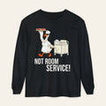 Funny Nurse Long Sleeve — Not Room Service Angry Goose Premium Nurse Shirt | New Chapter Tees