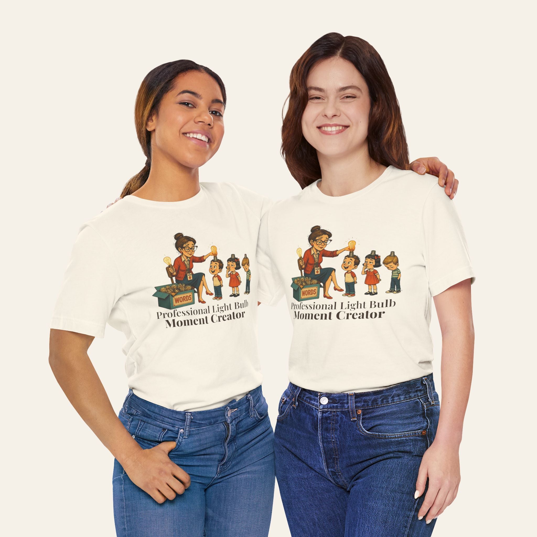 Professional Light Bulb Moment Creator — Funny Teacher T-Shirt | New Chapter Tees