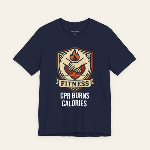 CPR Burns Calories — Funny Nurse T-Shirt | New Chapter Tees