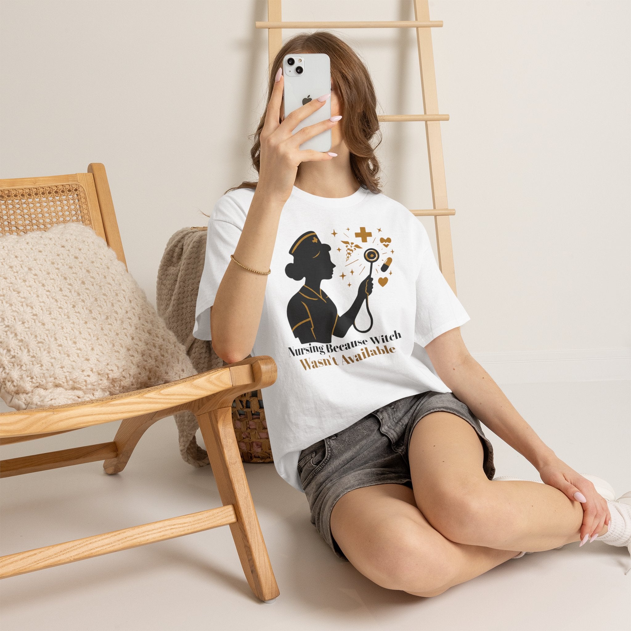 Nurse Shirt — Nursing Because Witch Wasn't Available | New Chapter Tees