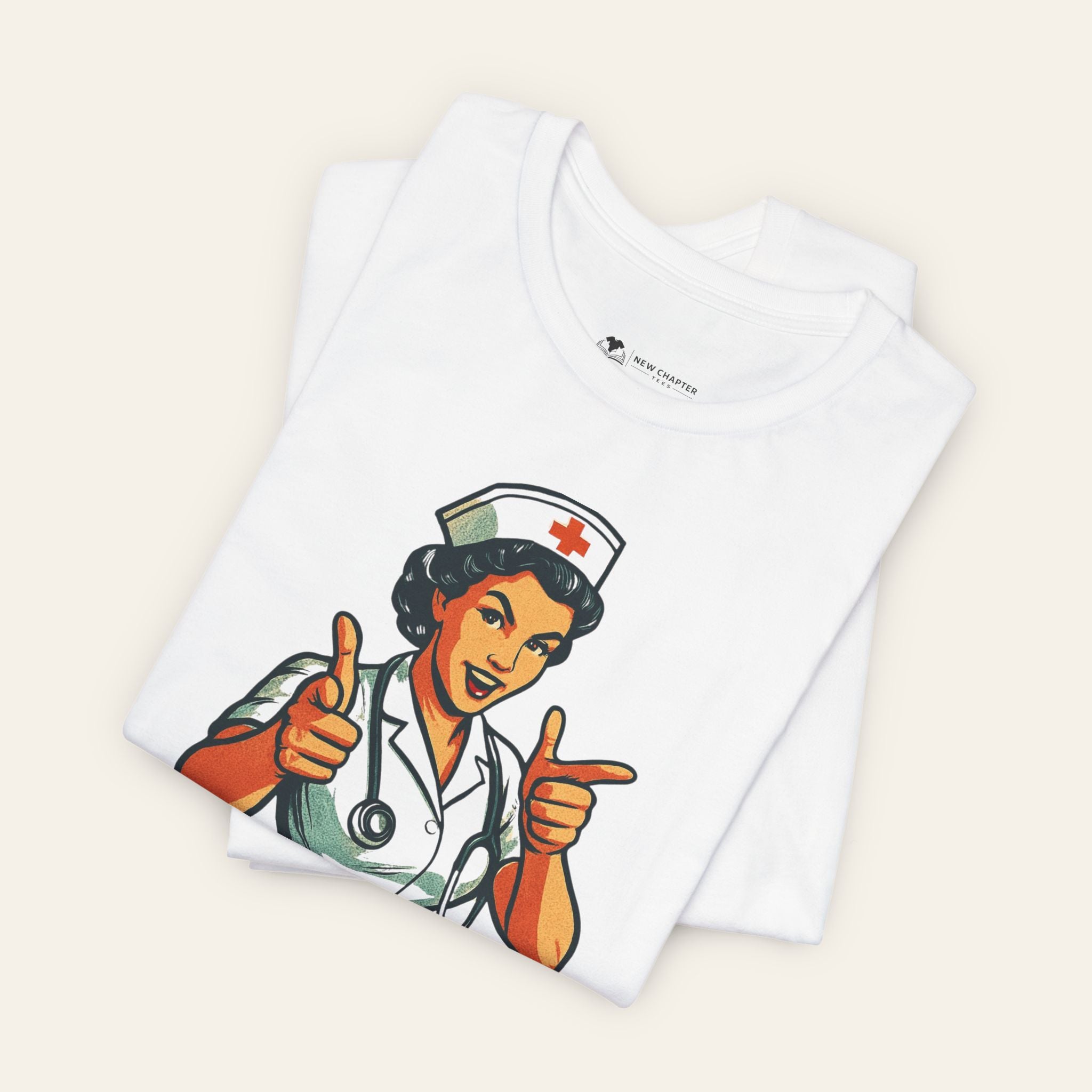 Nurse Graphic Tee — "Trust Me I Googled Nothing" Vintage Medical Shirt — Funny NURSE T-Shirt | New Chapter Tees