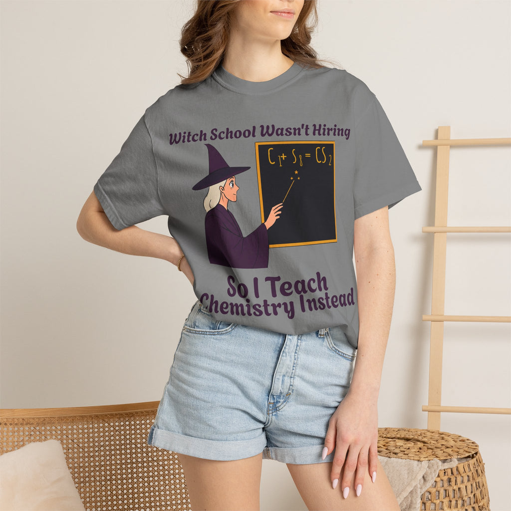Funny Chemistry Teacher Shirt — Wizard School Wasn't Hiring | New Chapter Tees