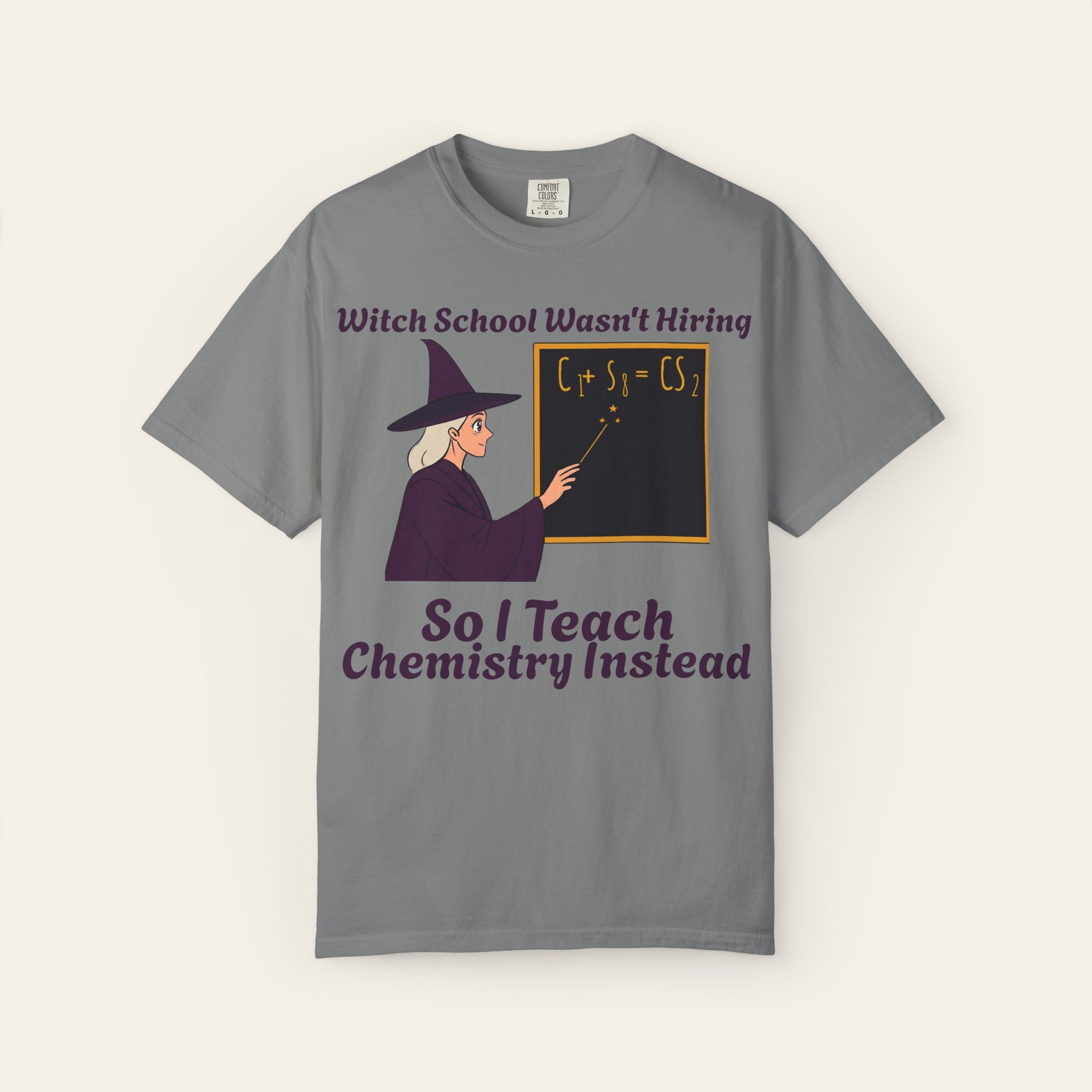 Funny Chemistry Teacher Shirt — Wizard School Wasn't Hiring | New Chapter Tees