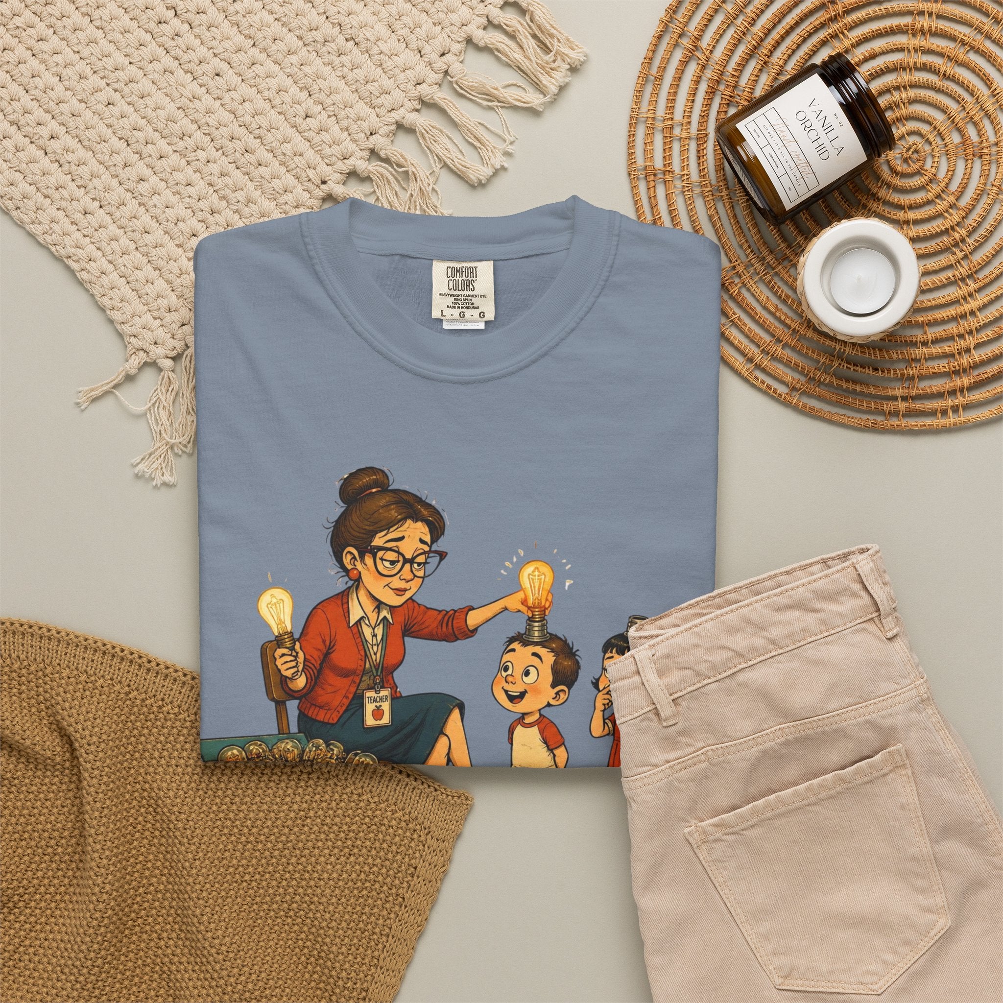Professional Light Bulb Moment Creator — Premium Garment-Dyed Teacher T-Shirt | New Chapter Tees