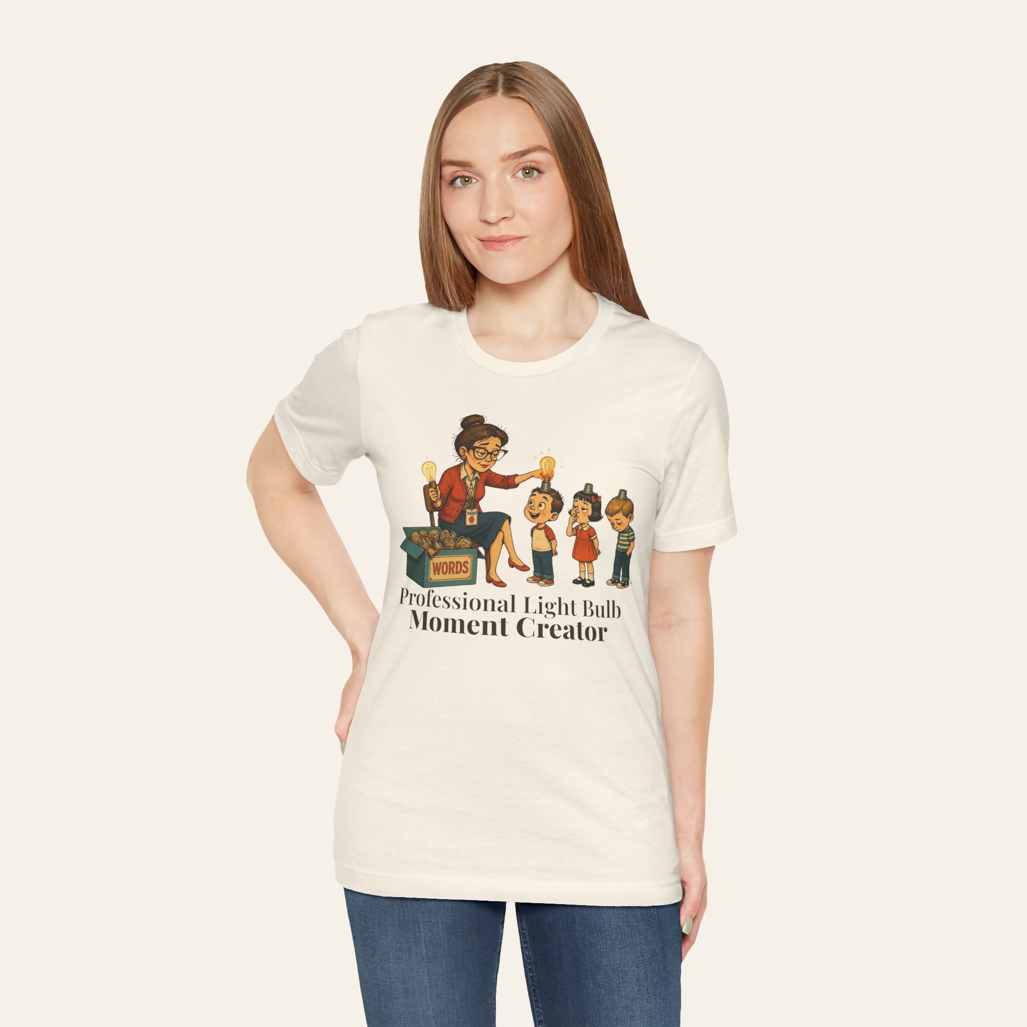 Professional Light Bulb Moment Creator — Funny Teacher T-Shirt | New Chapter Tees