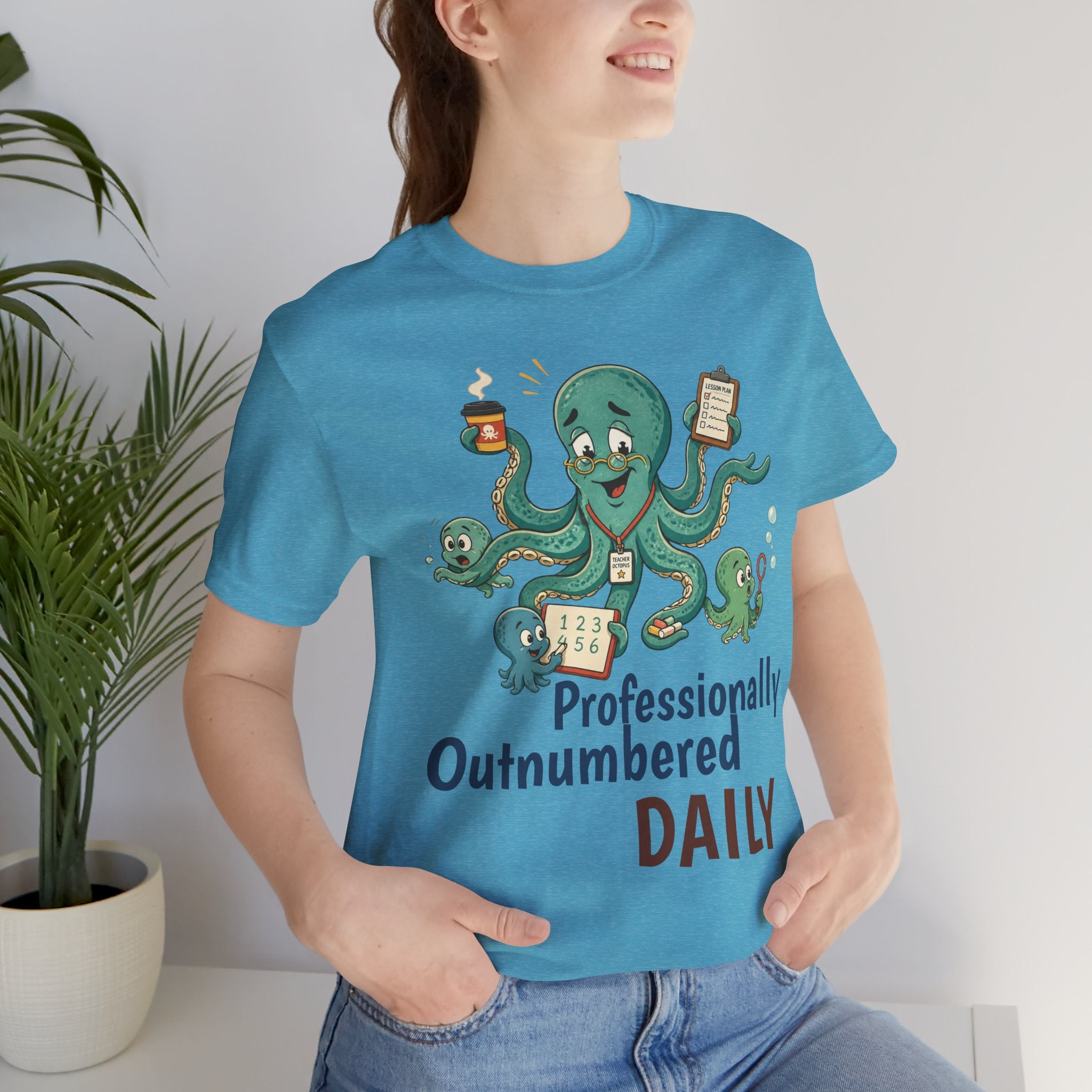 Professionally Outnumbered Daily — Funny Teacher T-Shirt | New Chapter Tees