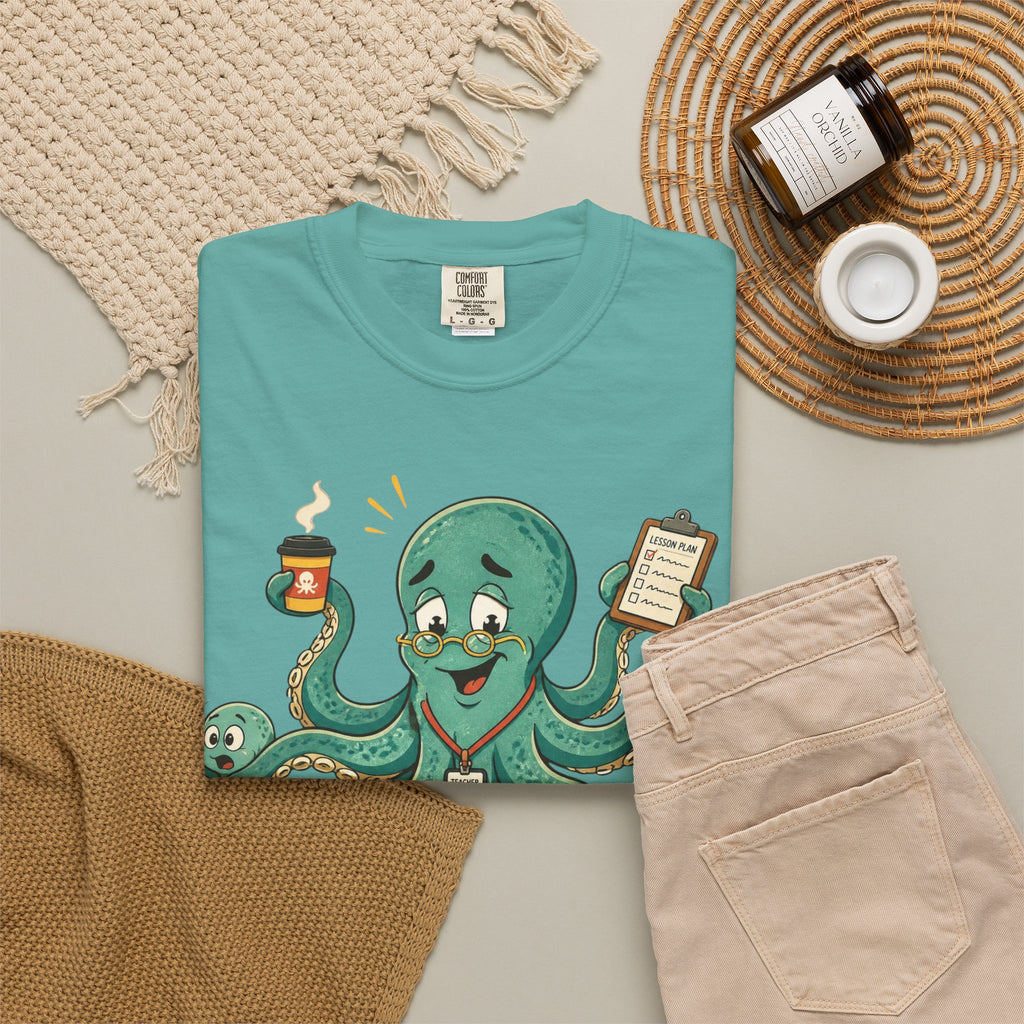 Professionally Outnumbered Daily — Premium Garment-Dyed Teacher T-Shirt | New Chapter Tees