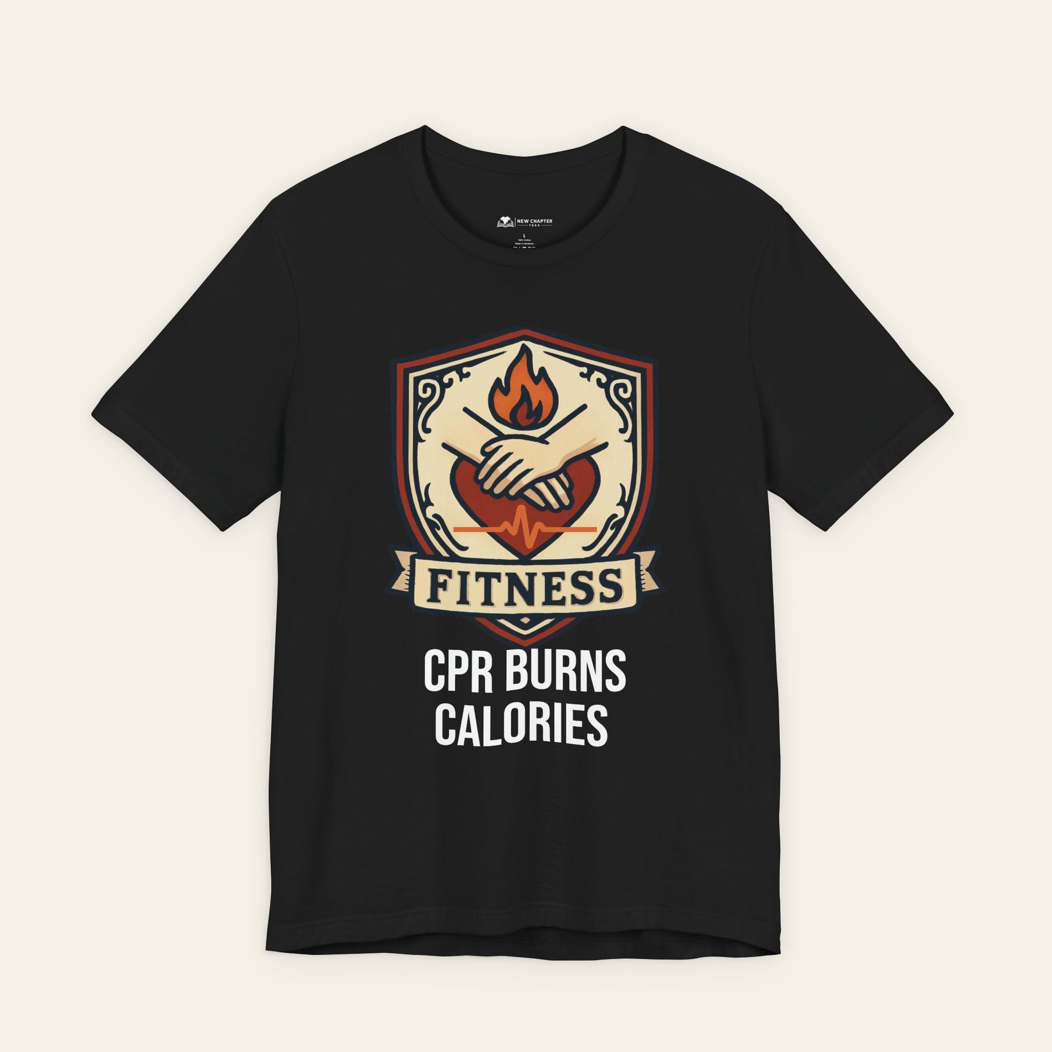 CPR Burns Calories — Funny Nurse T-Shirt | New Chapter Tees