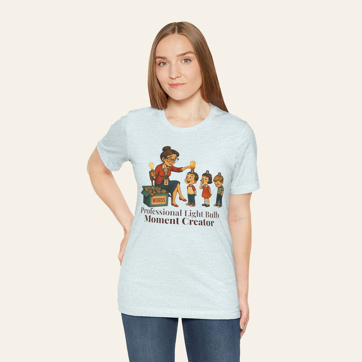 Professional Light Bulb Moment Creator — Funny Teacher T-Shirt | New Chapter Tees