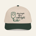 Funny Nurse Hat — Shine Bright Like A Call Light Embroidered Cap | New Chapter Tees