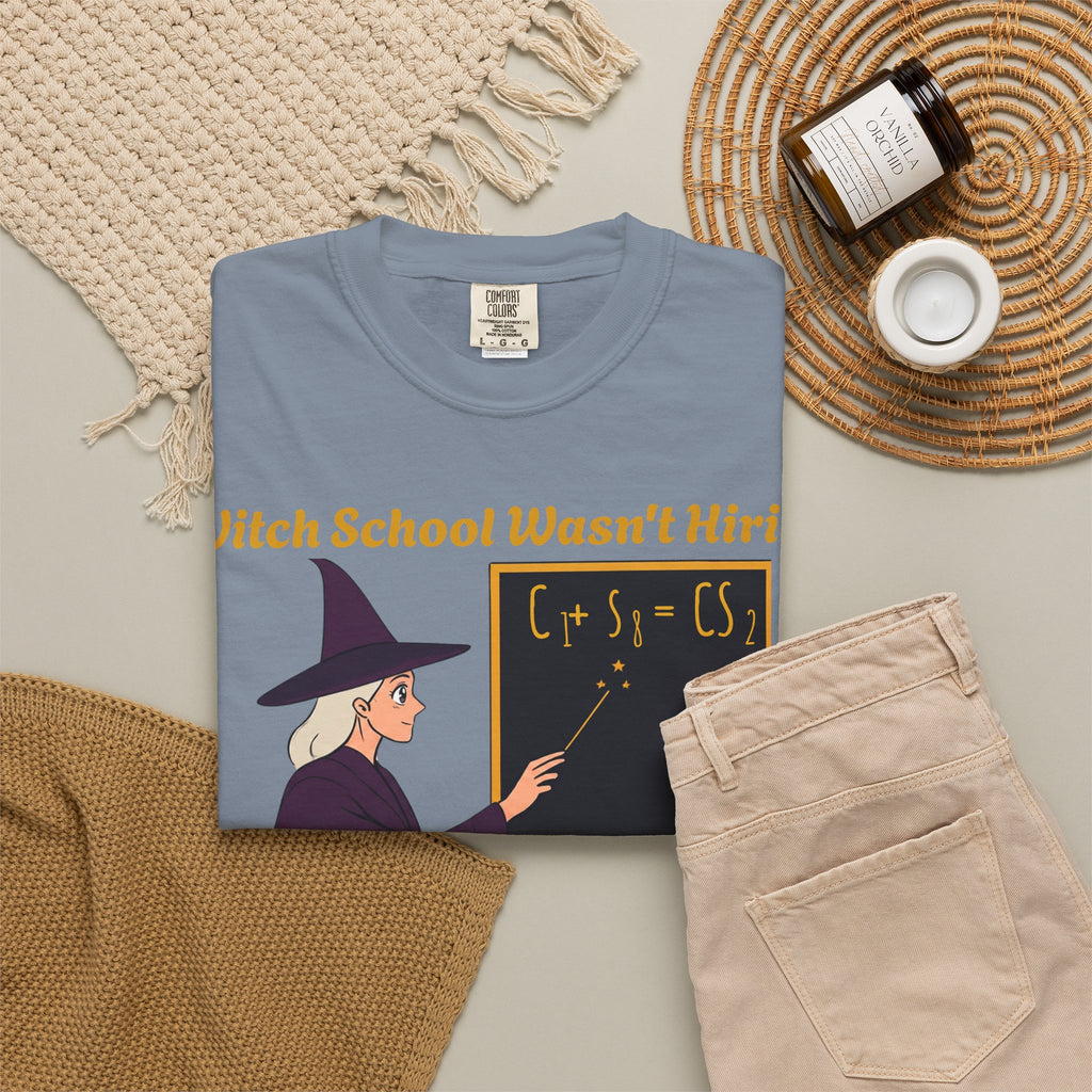 Funny Chemistry Teacher Shirt — Wizard School Wasn't Hiring | New Chapter Tees